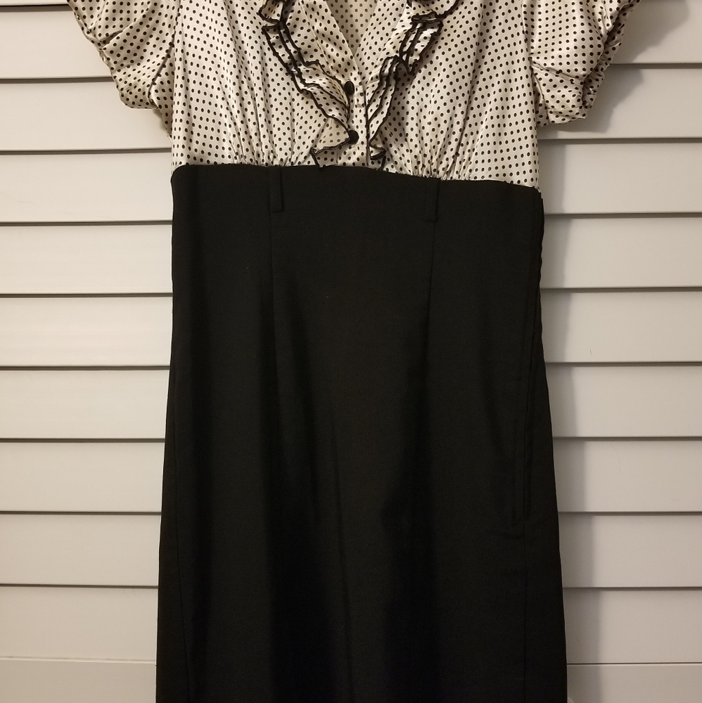 💖 3/$20 Trixxi black and champagne vintage style dress